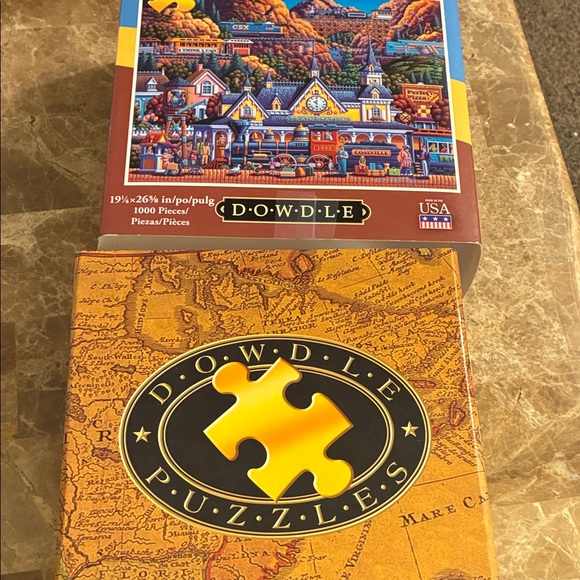 Dowdle Train Station Jigsaw Puzzle 1000 pieces includes poster - Picture 5 of 7
